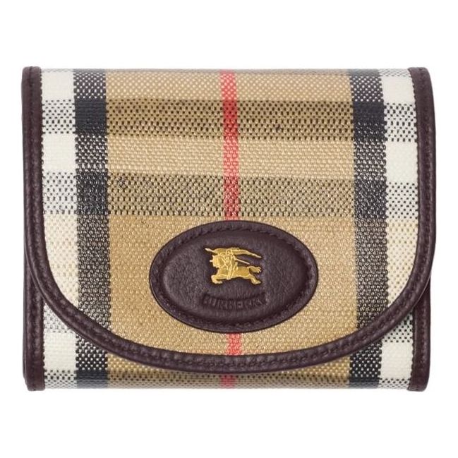 (WMNS) Burberry 25 Highlands Compact Wallet 'Sand' 81122811