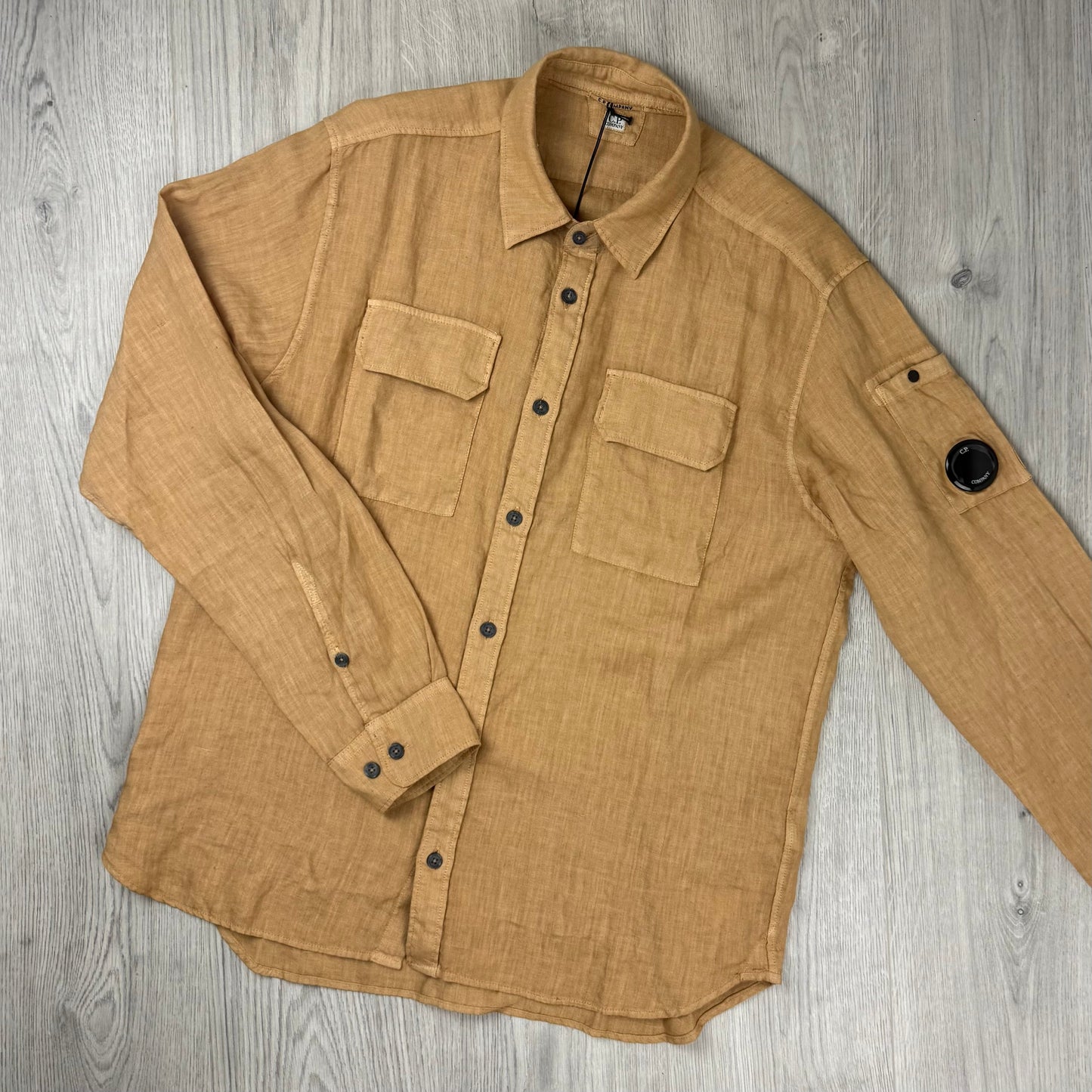 CP Company Linen Shirt - Pastry