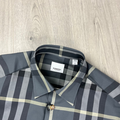 Burberry Check Shirt - Grey
