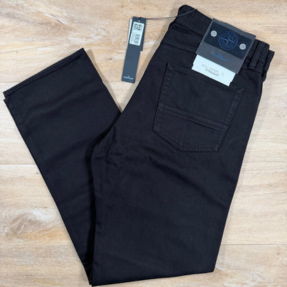 Stone Island Bull Denim-TC Black Jeans - Straight