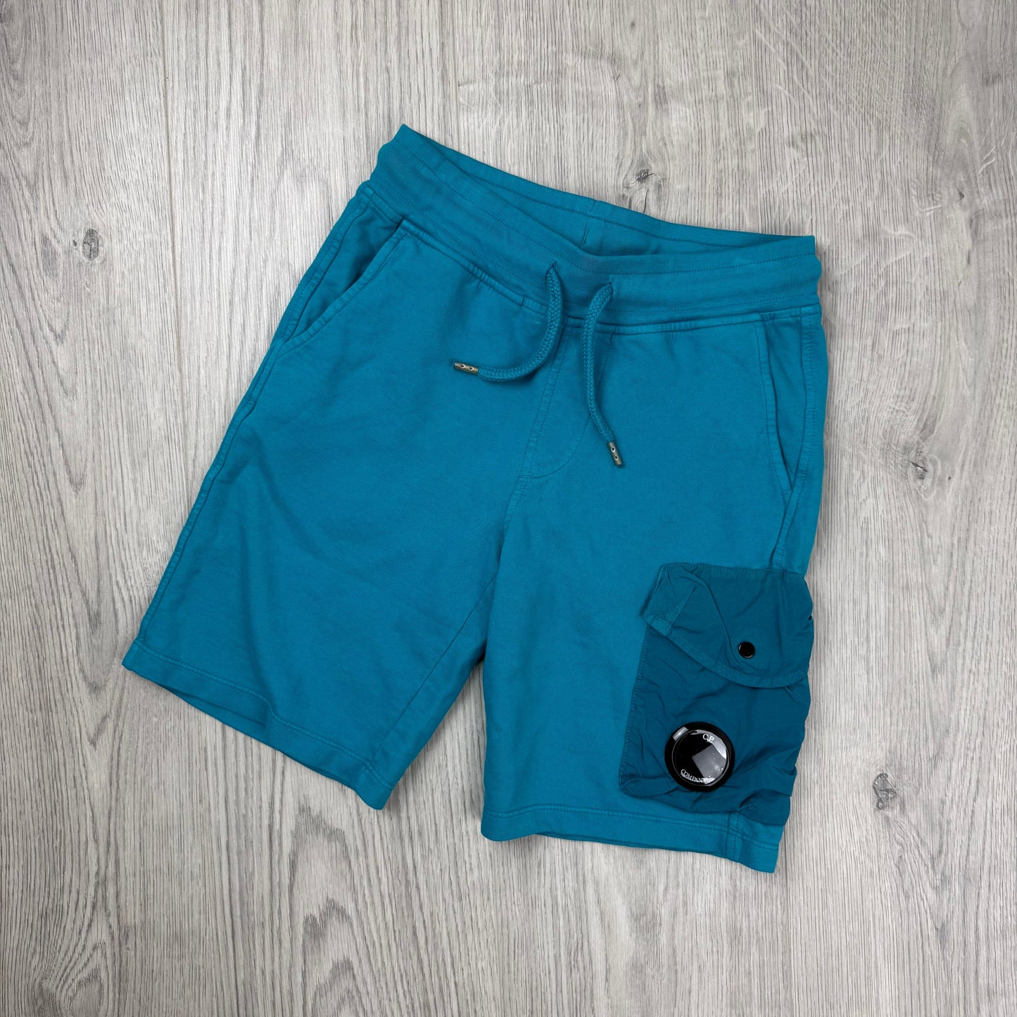 CP Company Junior Jersey Shorts - Tile Blue