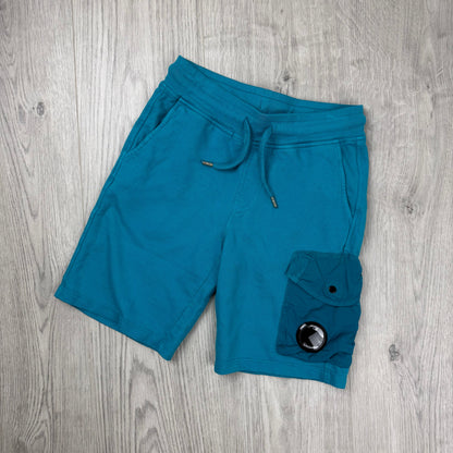 CP Company Junior Jersey Shorts - Tile Blue