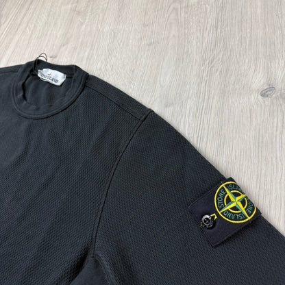 Stone Island Mesh Sweatshirt - Black