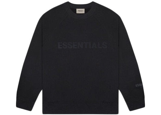 ESSENTIALS FOG 3D SILICON CREWNECK BLACK