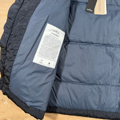 Stone Island Nylon Metal Down Parka in Navy