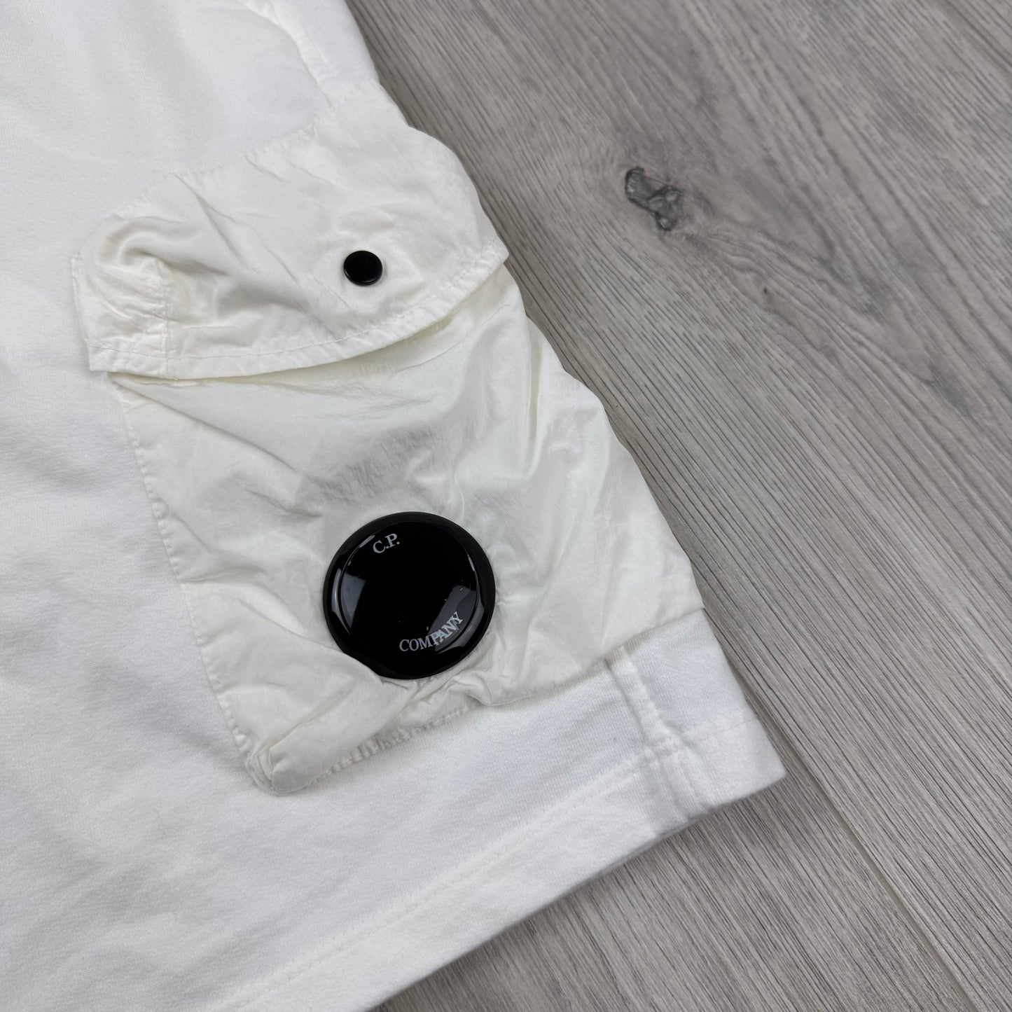 CP Company Junior Jersey Shorts - Gauze White