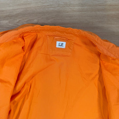 C.P. Company Chrome-R Lens Overshirt in Russet Orange