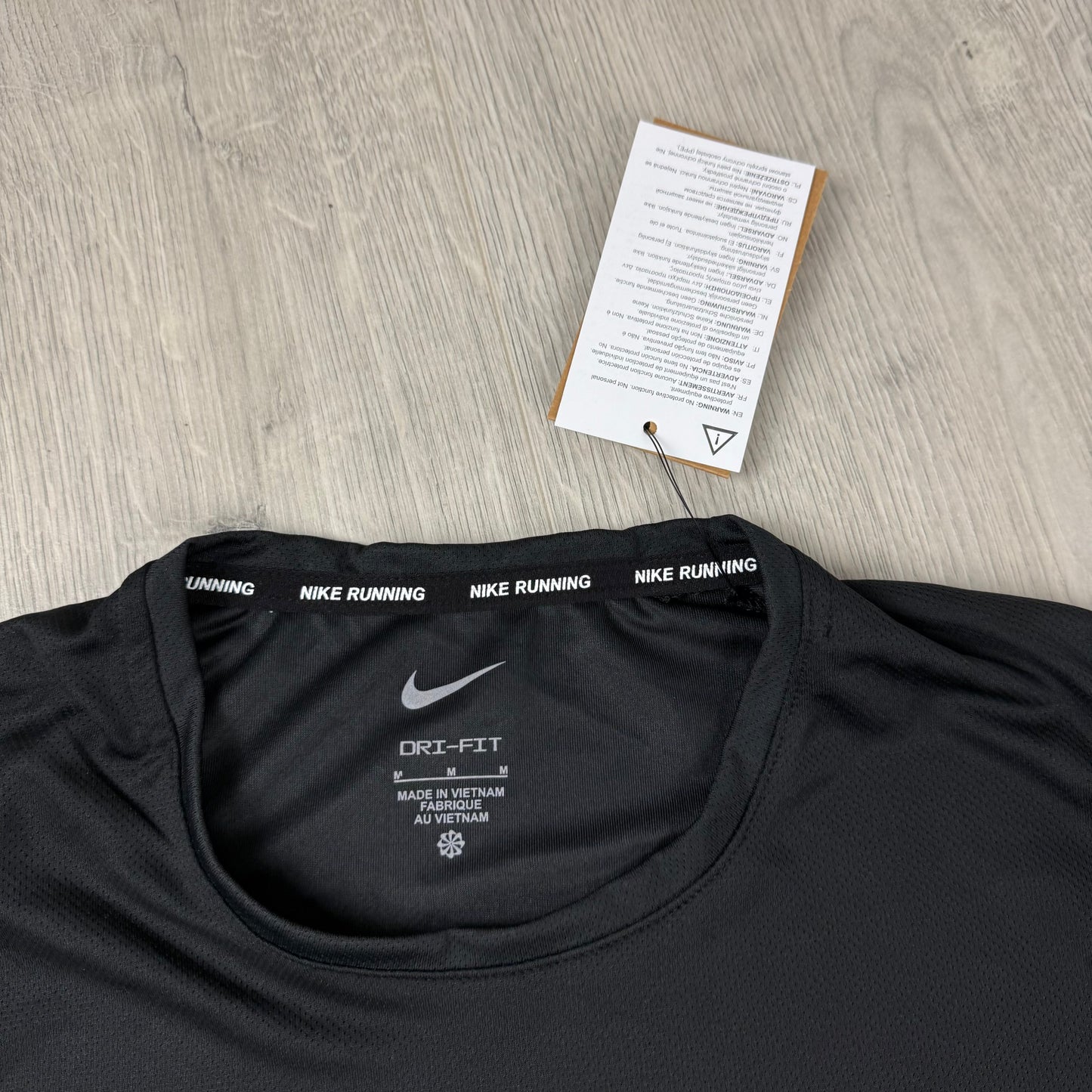 Nike 'Miler' T-Shirt - Black