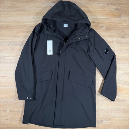 C.P. Company Shell-R Lens Hooded Parka in Black
