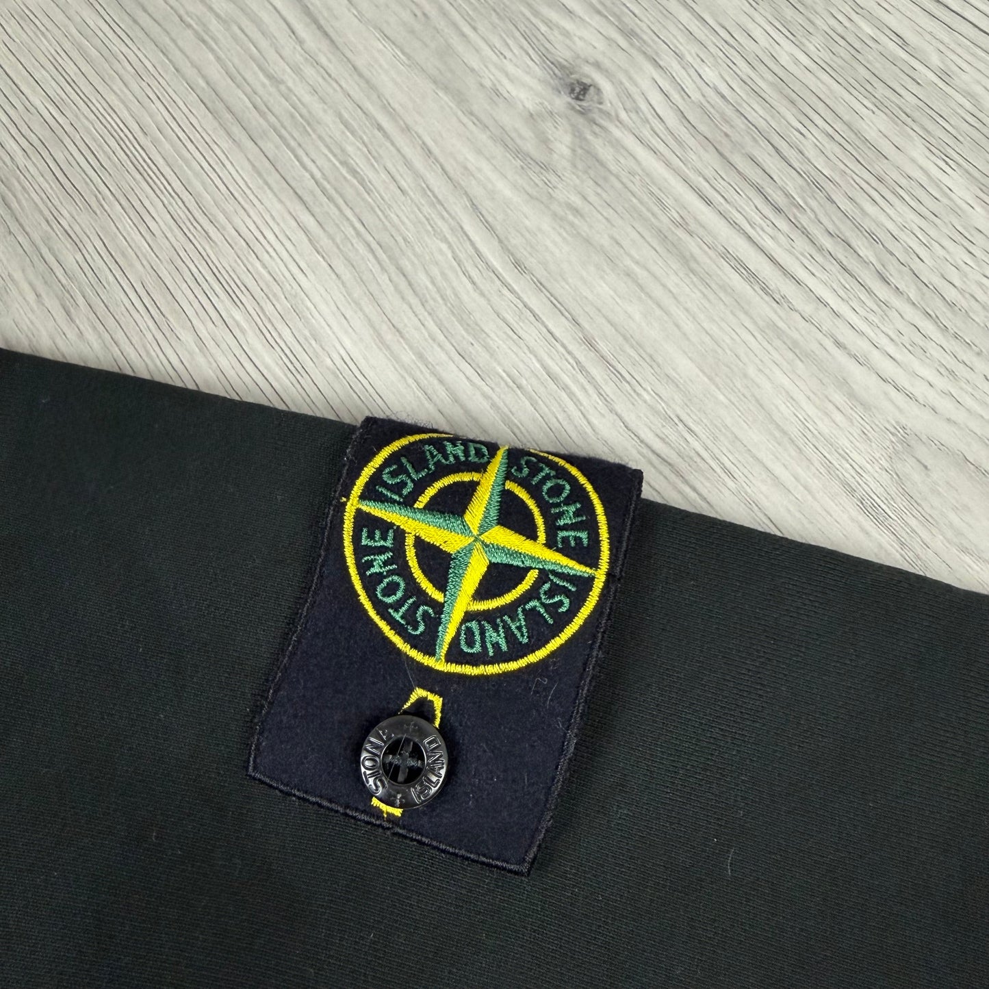 Stone Island Dyed Hoodie - Black