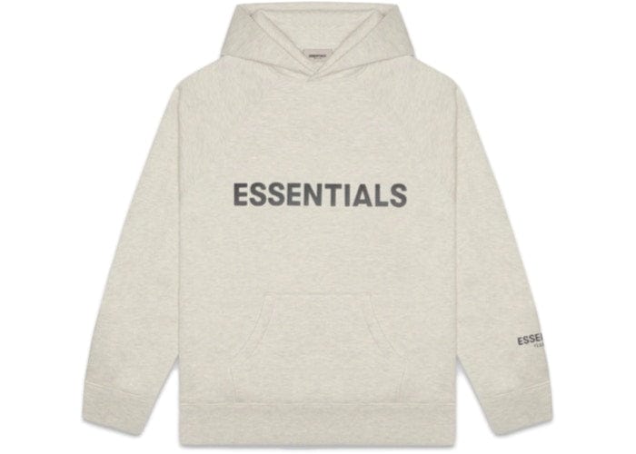 ESSENTIALS FOG 3D SILICON HOODIE OATMEAL