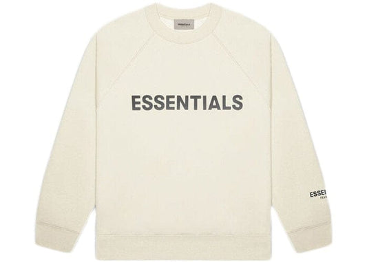ESSENTIALS FOG 3D SILICON CREWNECK BUTTERCREAM