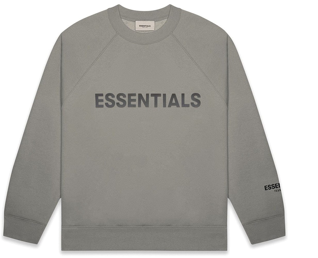ESSENTIALS FOG CREWNECK CEMENT
