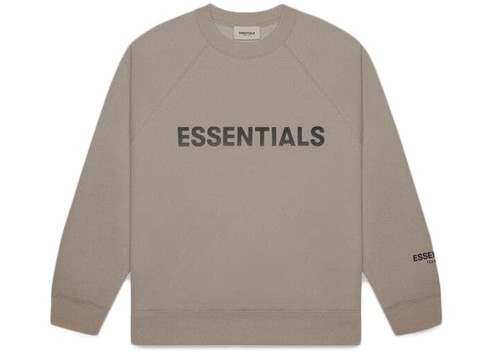 ESSENTIALS FOG 3D SILICON CREWNECK TAUPE