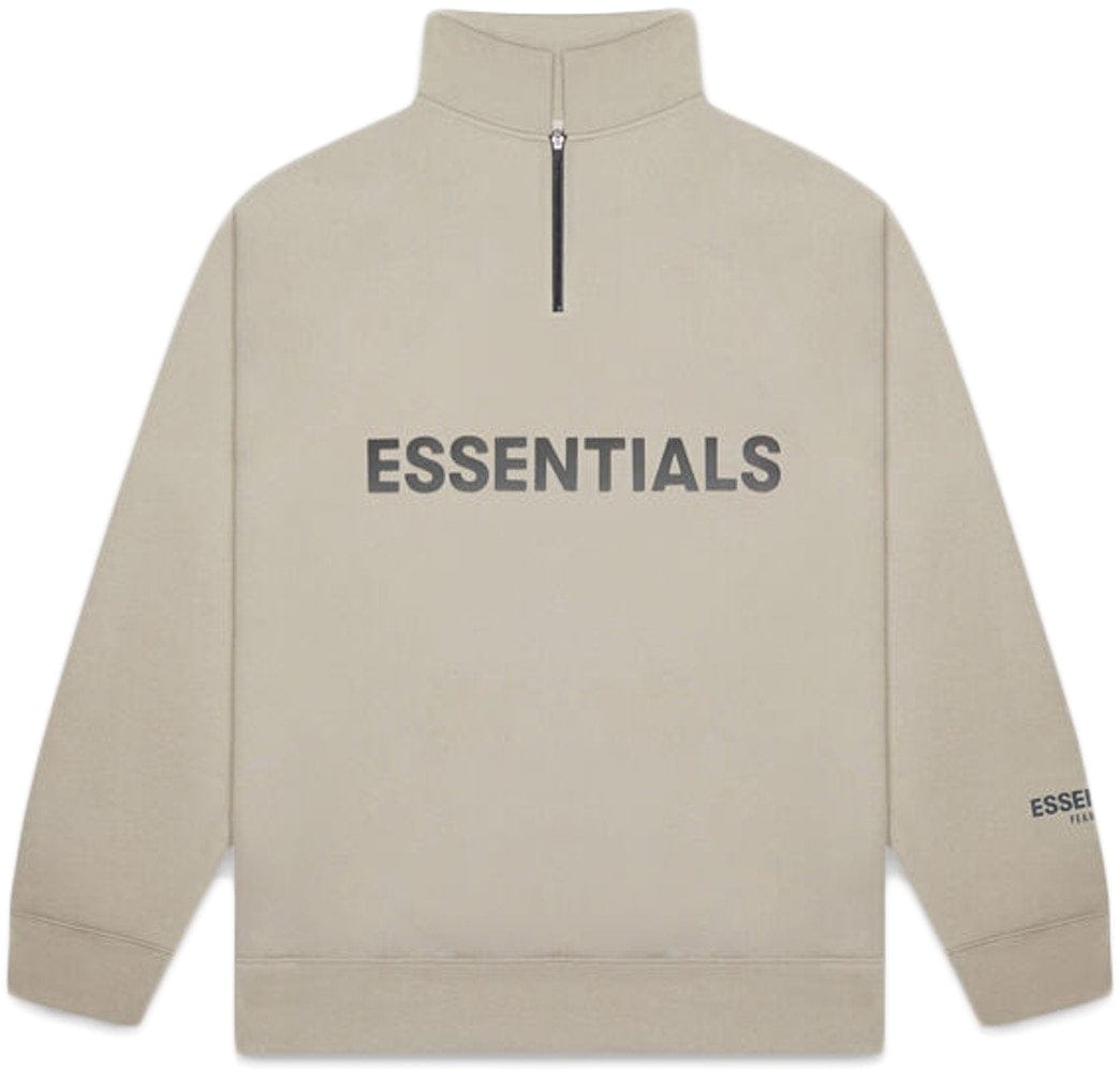 ESSENTIALS FOG HALF ZIP MOSS