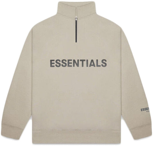 ESSENTIALS FOG HALF ZIP MOSS