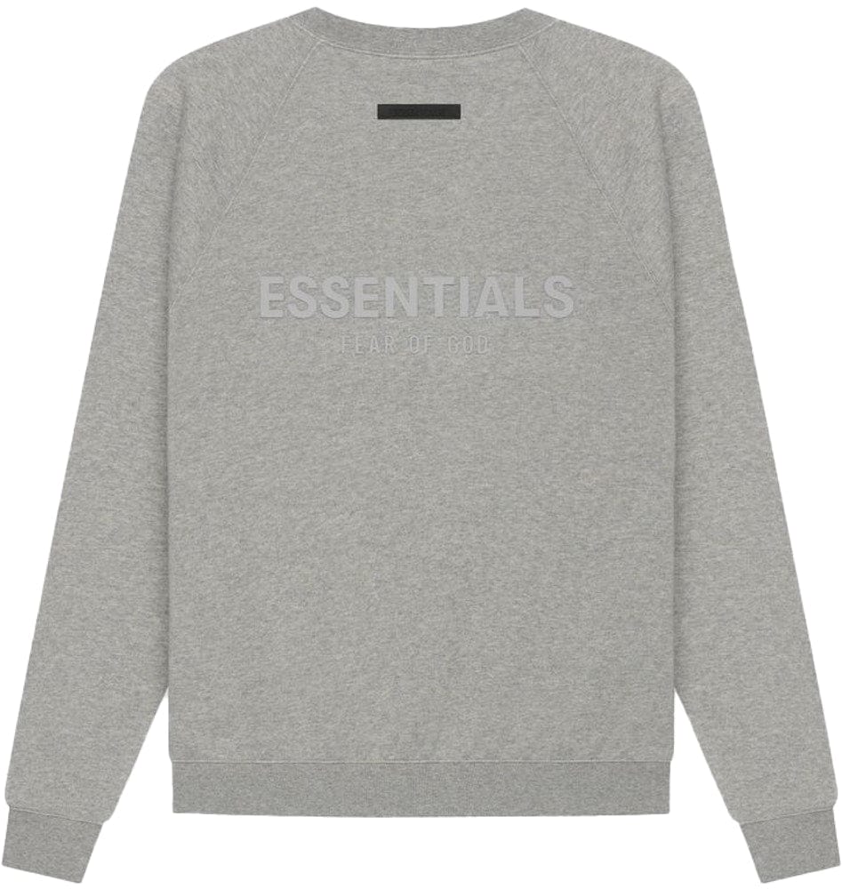 ESSENTIALS FOG CREWNECK 2021 DARK HEATHER OATMEAL