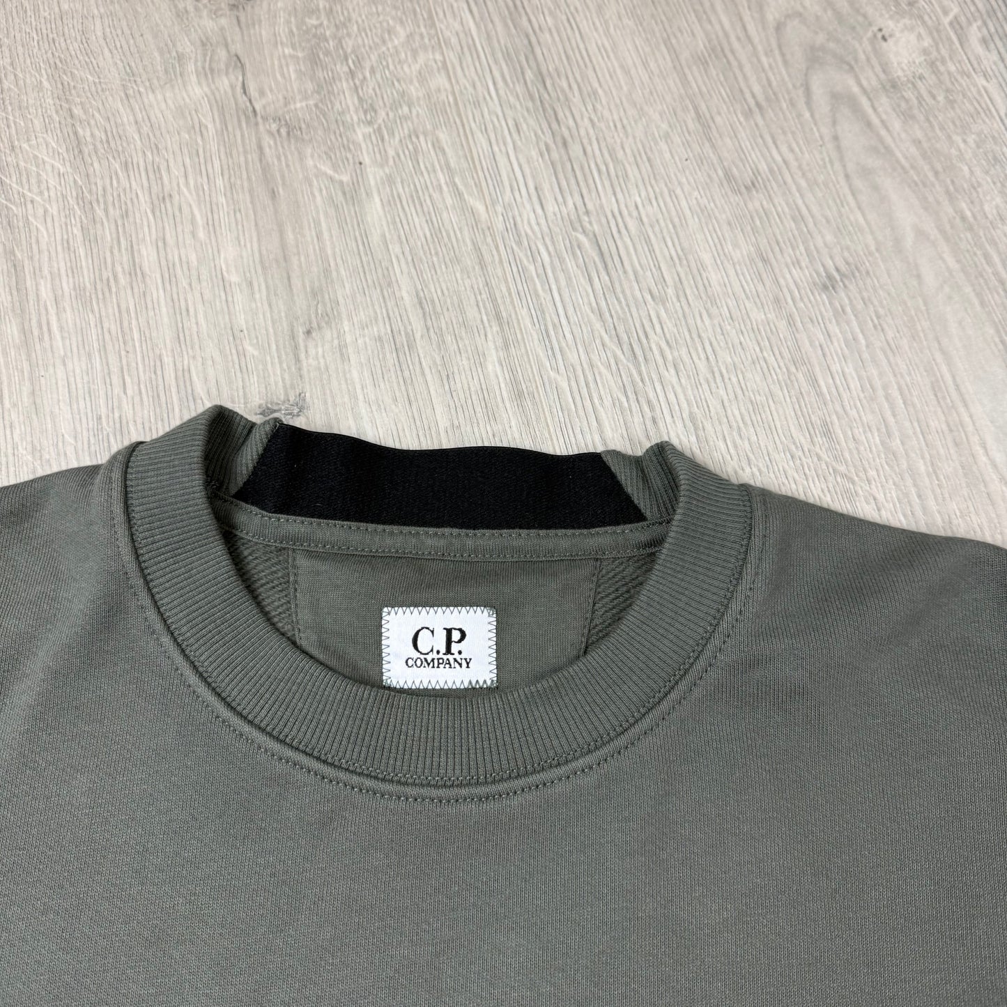CP Company Raised Fleece Sweatshirt - Gunmetal