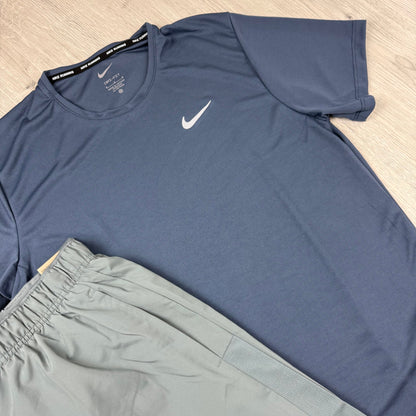 Nike 'Miler' Set - Thunder Blue/Smoke Grey