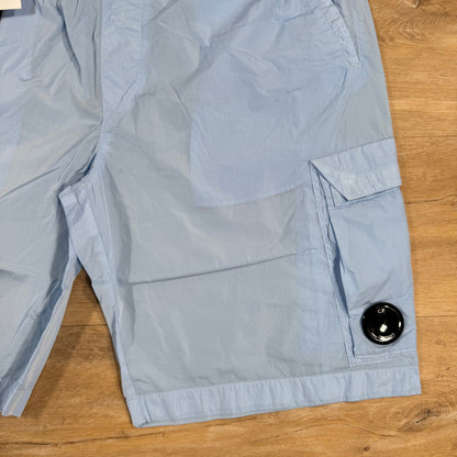 C.P. Company Chrome-R Cargo Shorts in Cerulean - Light Blue