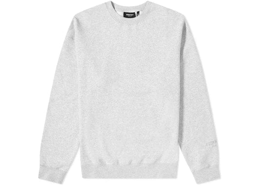 FOG ESSENTIALS 3M LOGO CREWNECK SWEATSHIRT HEATHER GREY/BLACK
