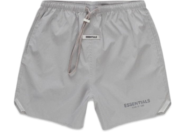 ESSENTIALS FOG VOLLEY SHORTS SILVER REFLECTIVE