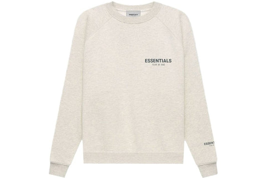 ESSENTIALS FOG CORE COLLECTION CREWNECK LIGHT HEATHER OATMEAL