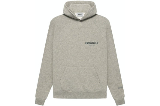 ESSENTIALS FOG CORE COLLECTION HOODIE DARK HEATHER OATMEAL