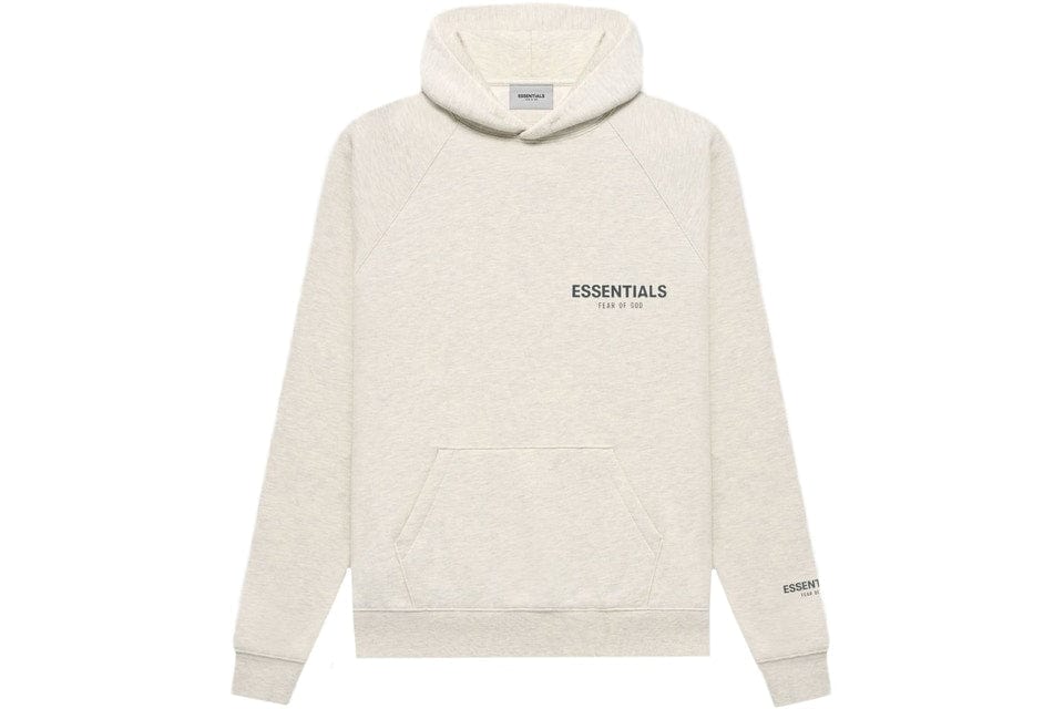 ESSENTIALS FOG CORE COLLECTION HOODIE LIGHT HEATHER OATMEAL
