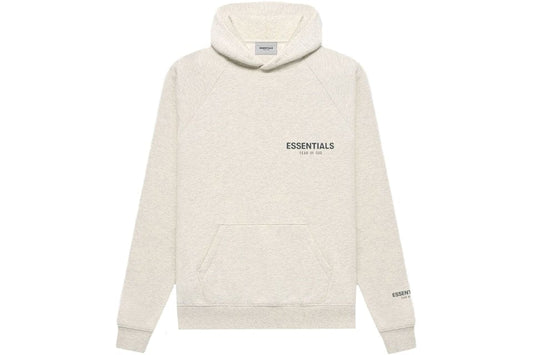 ESSENTIALS FOG CORE COLLECTION HOODIE LIGHT HEATHER OATMEAL