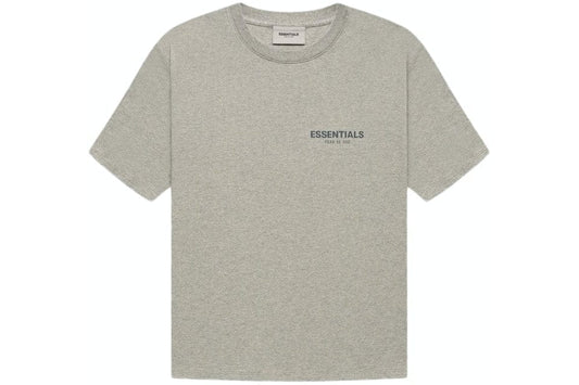ESSENTIALS FOG CORE COLLECTION T-SHIRT DARK HEATHER OATMEAL