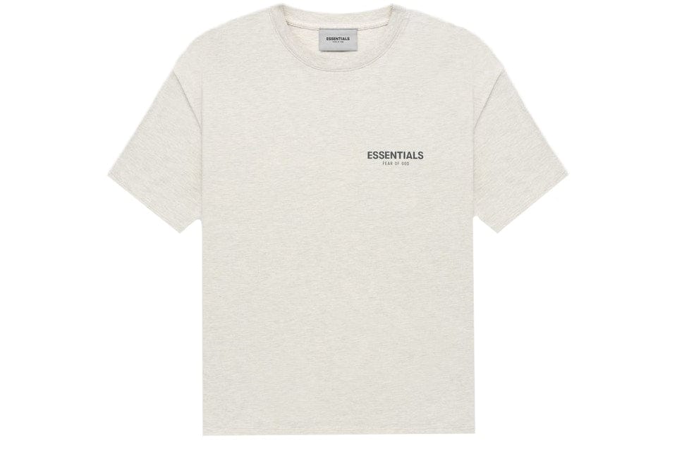 ESSENTIALS FOG CORE COLLECTION T-SHIRT LIGHT HEATHER OATMEAL