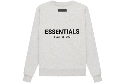 ESSENTIALS FOG CREWNECK LIGHT HEATHER OATMEAL SS22