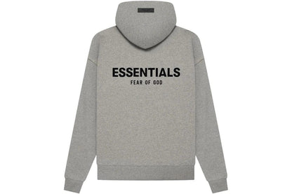 ESSENTIALS FOG HOODIE DARK HEATHER OATMEAL SS22
