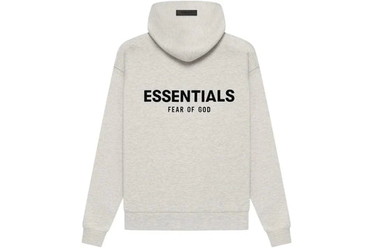 ESSENTIALS FOG HOODIE LIGHT HEATHER OATMEAL SS22
