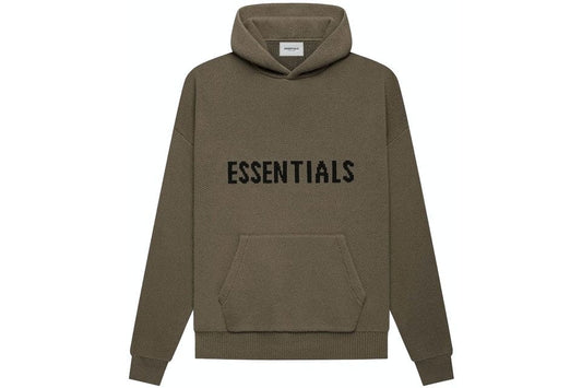 ESSENTIALS FOG KNIT HOODIE HARVEST 2021