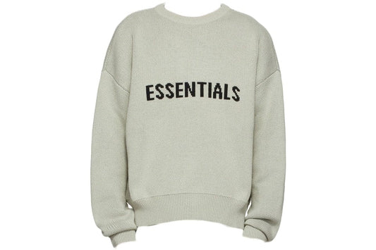 ESSENTIALS FOG KNIT CREWNECK CONCRETE