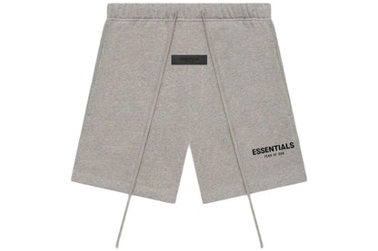 ESSENTIALS FOG SWEAT SHORTS DARK HEATHER OATMEAL SS22