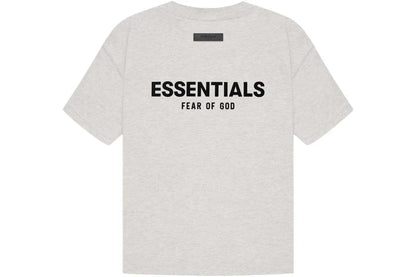 ESSENTIALS FOG T-SHIRT LIGHT HEATHER OATMEAL SS22