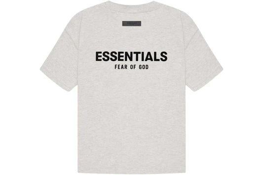 ESSENTIALS FOG T-SHIRT LIGHT HEATHER OATMEAL SS22