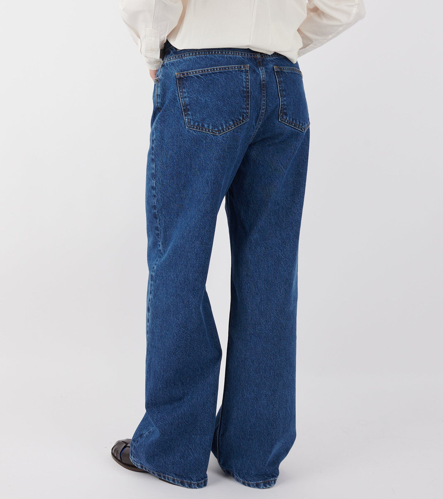Willow Wide Jeans Mid Blue
