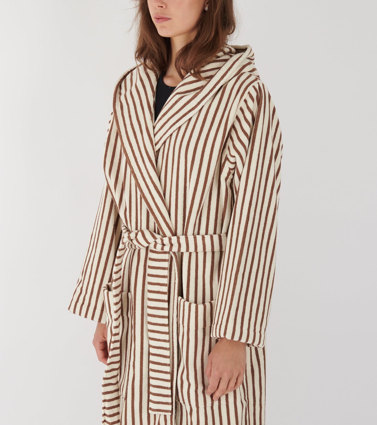 Hooded Bathrobe Kodiak Stripes