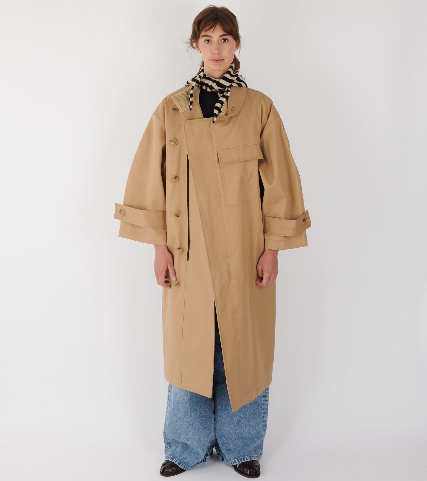 Water Resistant Coat Beige