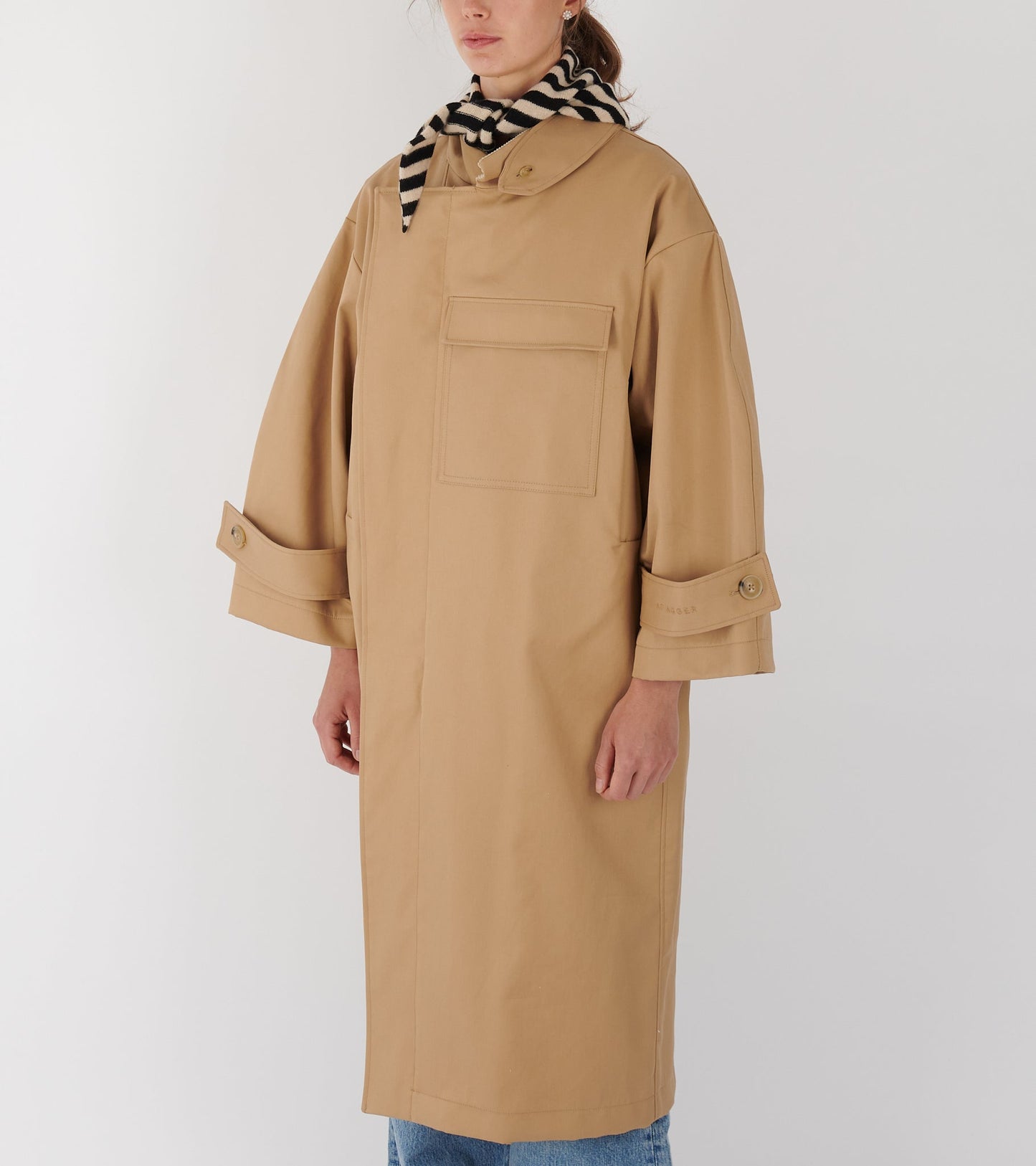 Water Resistant Coat Beige