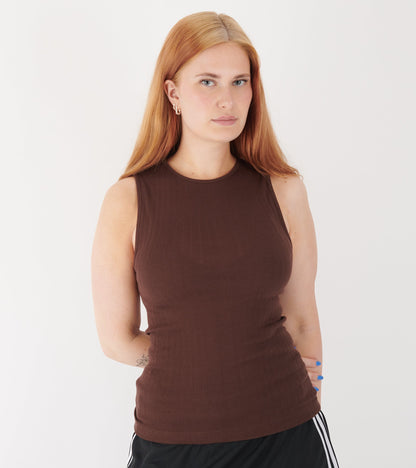 101 Tank Top Brown
