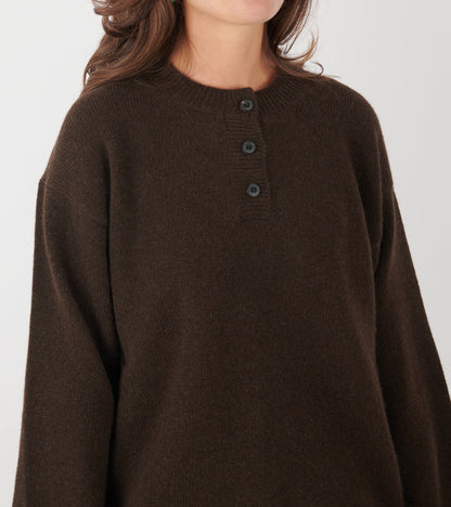 Franco Sweater Pure Dark Brown