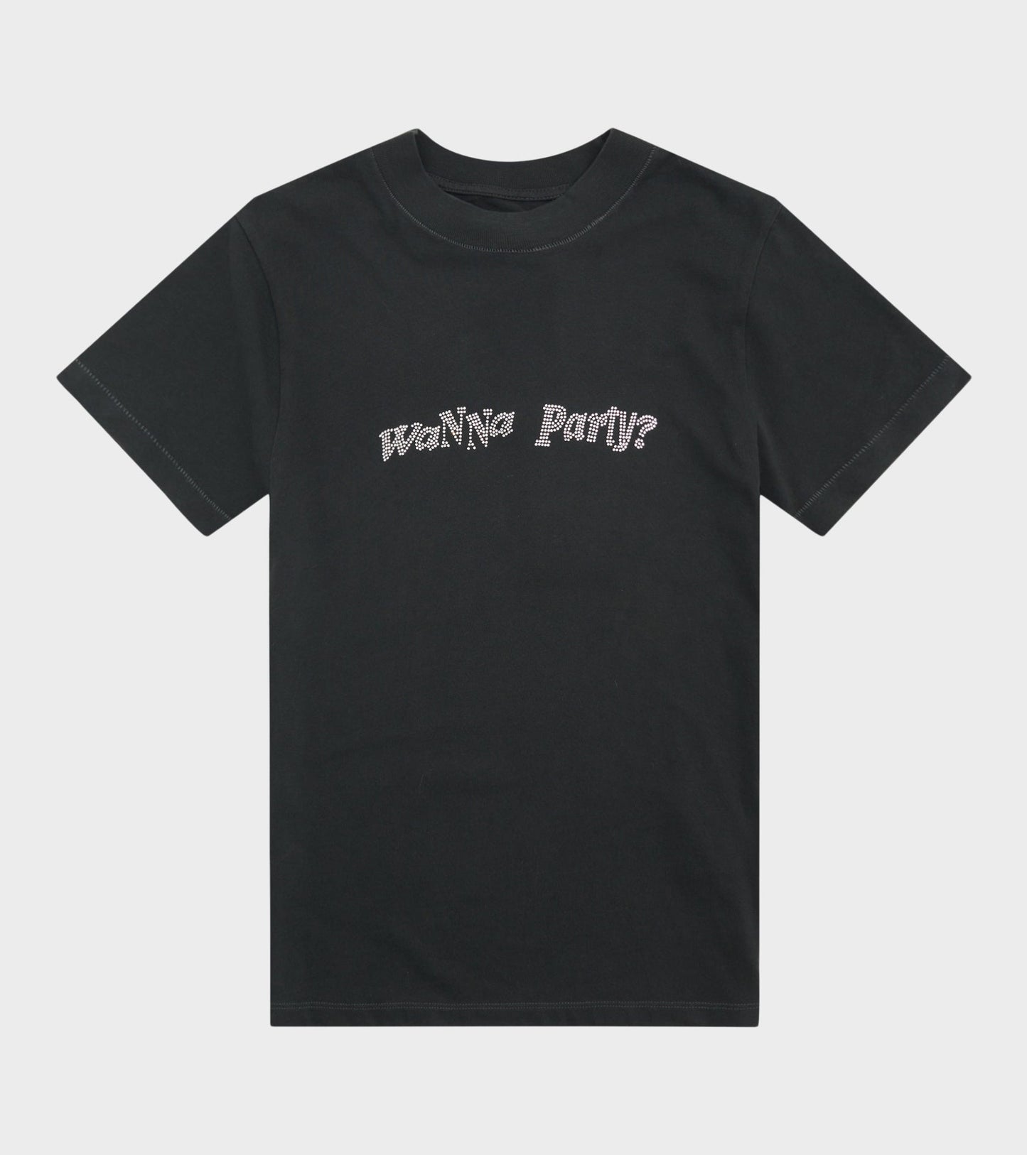 Wanna Party T-shirt Washed Black