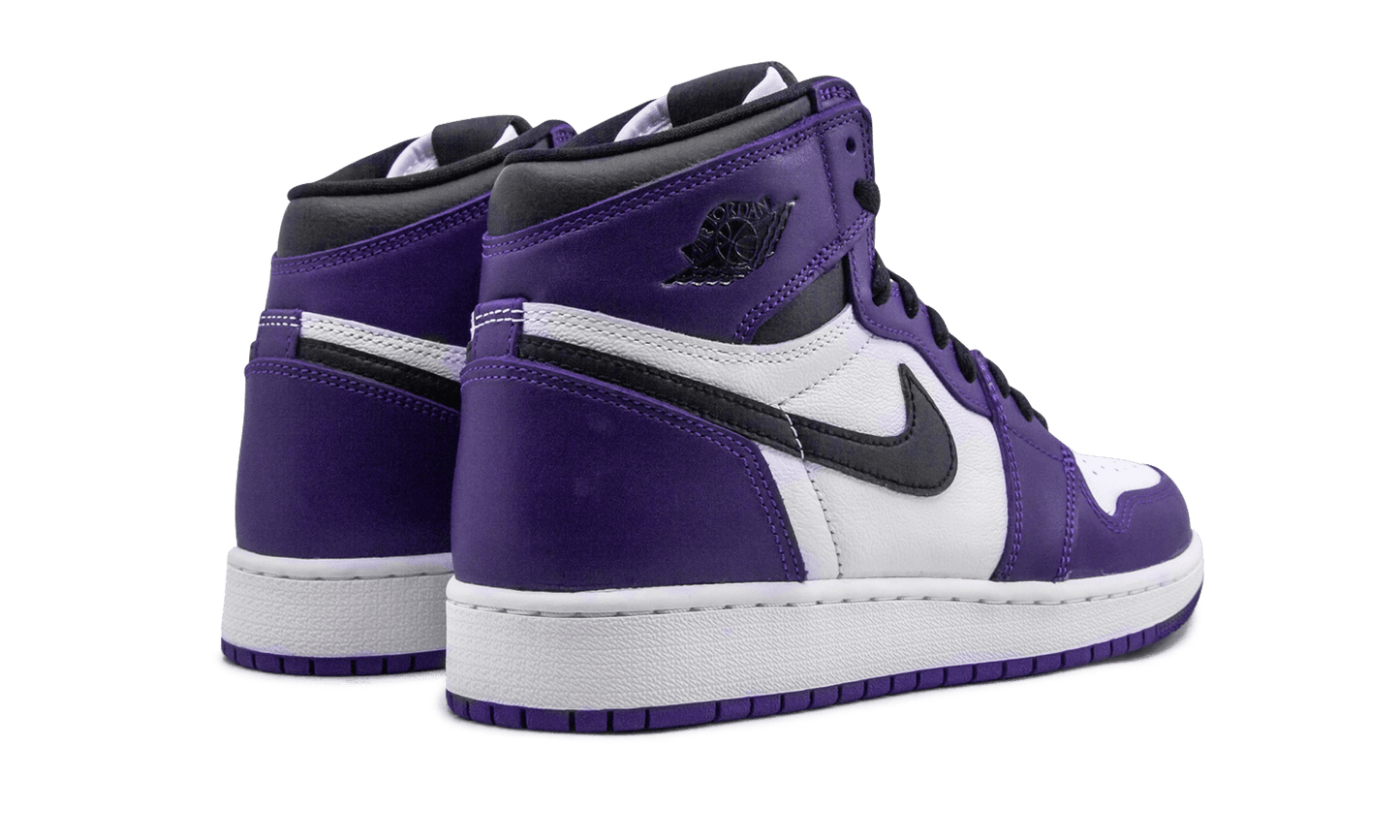 JORDAN 1 HIGH COURT PURPLE WHITE GS