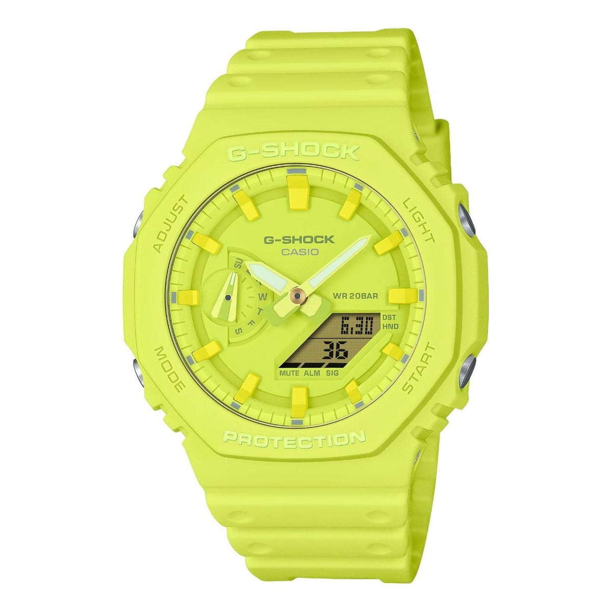 CASIO G-Shock GA-2100 Series 'Yellow' GA-2100-9A9