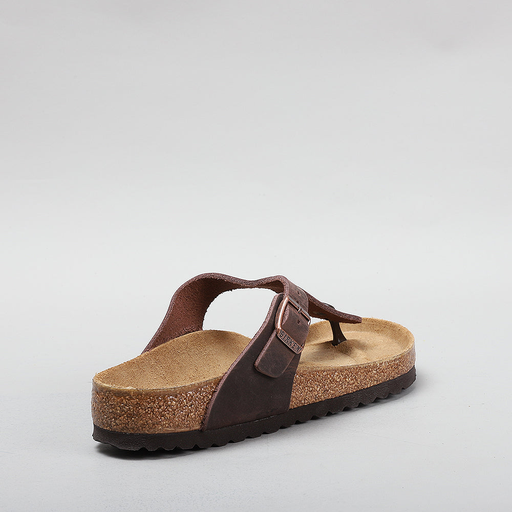 BIRKENSTOCK - GIZEH 743831 - OILED HABANA LEATHER